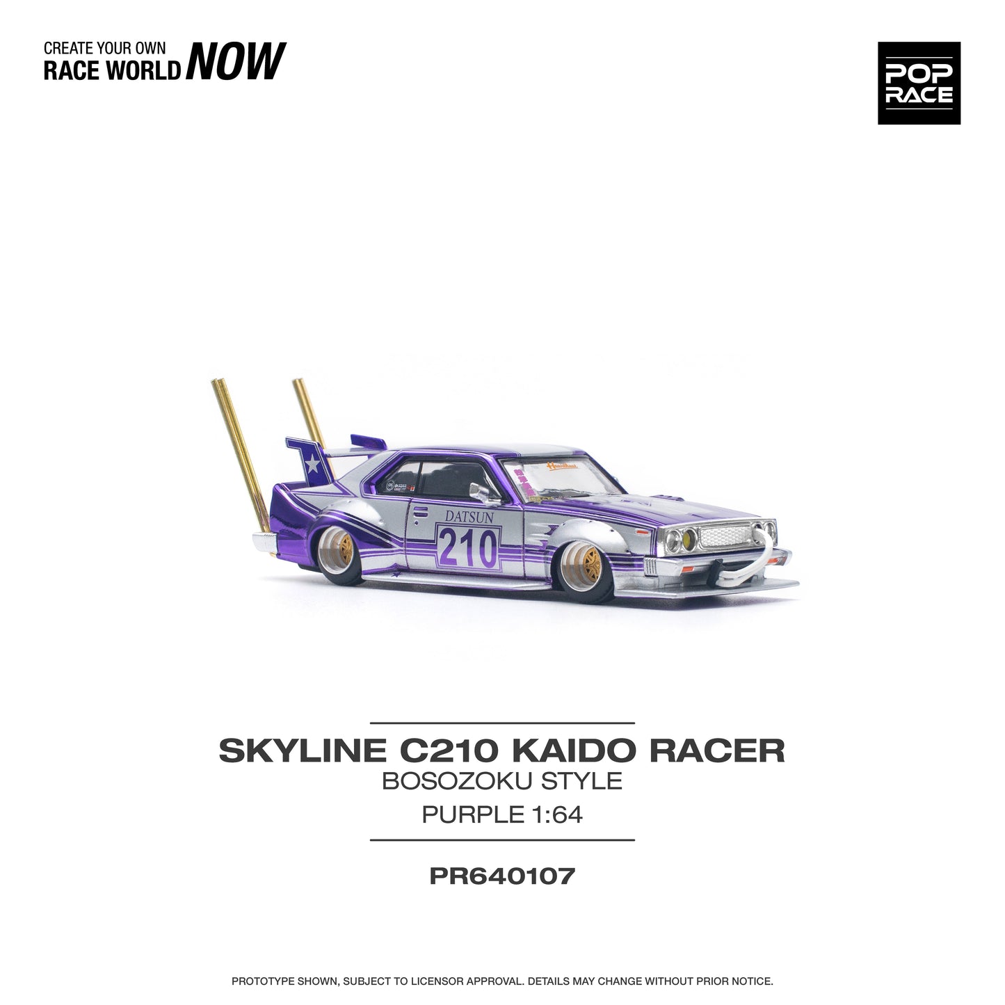 SKYLINE C210 Kaido Racer (Bōsōzoku) #PR640107