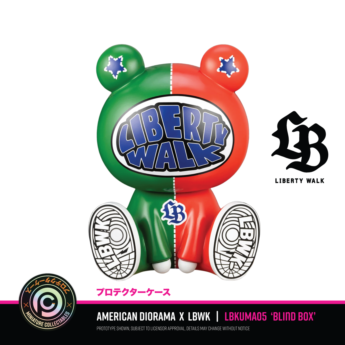 American Diorama x Liberty Walk LBKuma 100% - 'Blind Box' AD-LBKUMA05