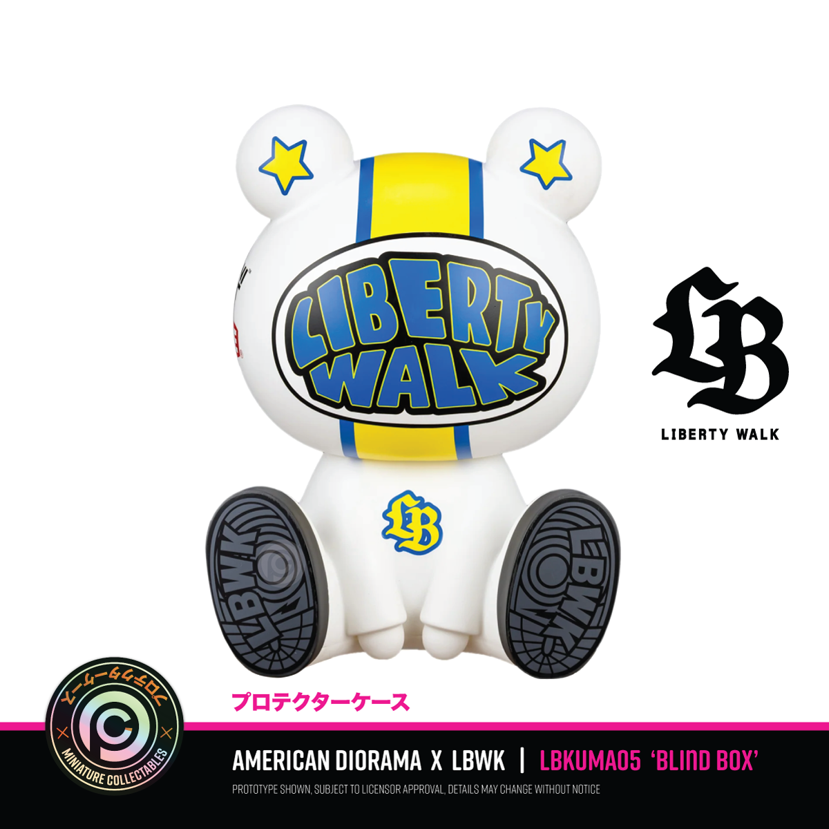 American Diorama x Liberty Walk LBKuma 100% - 'Blind Box' AD-LBKUMA05