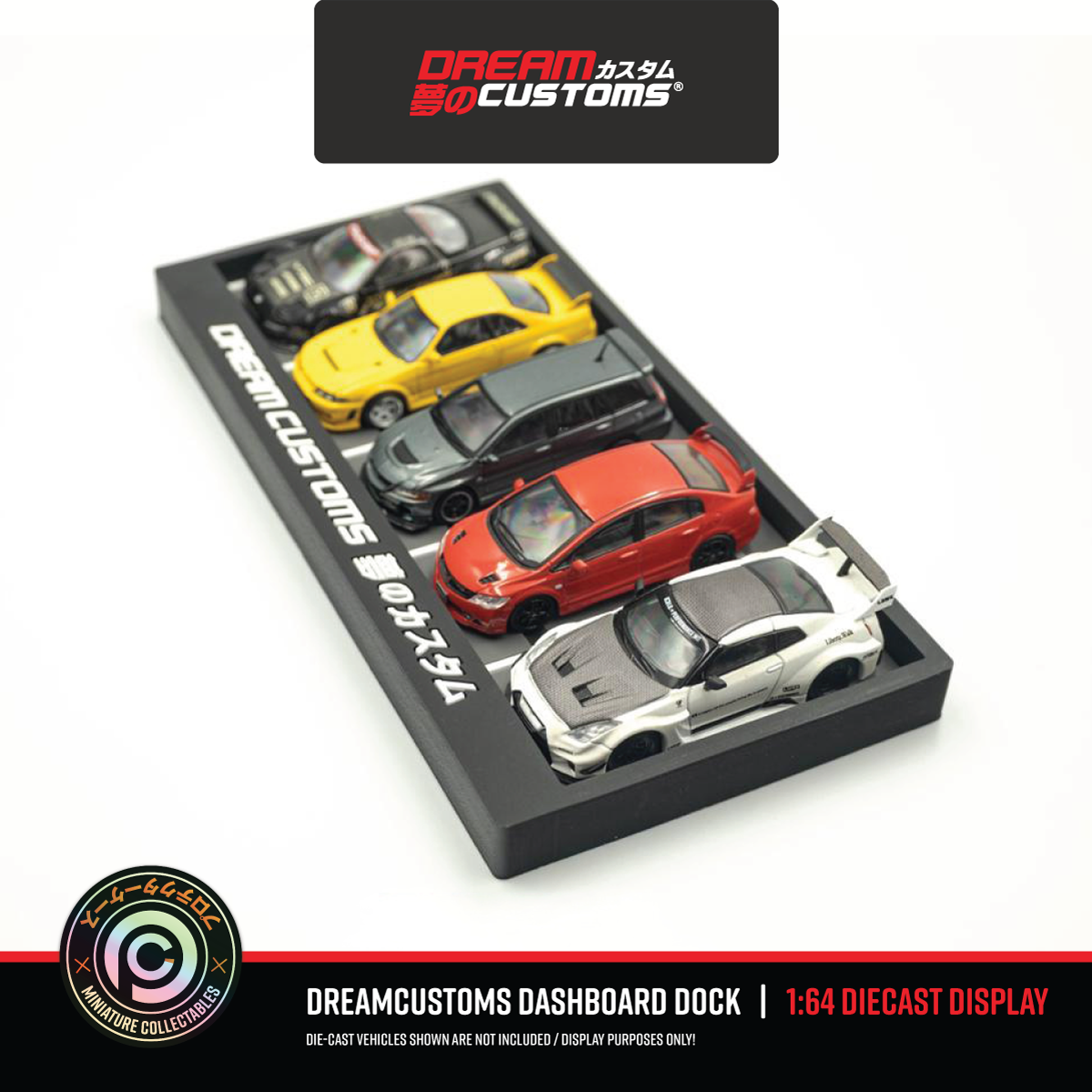 Dream Customs Dashboard Display – 'Diecast Dock Showcase'