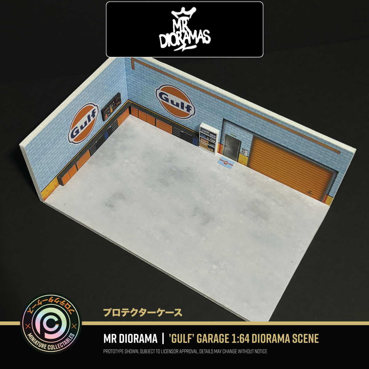 Mr Dioramas - 'GULF' Garage Diorama Scene
