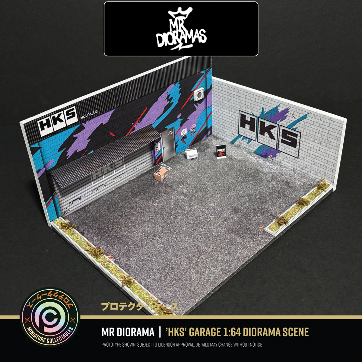 Mr Dioramas - 'HKS' Garage Diorama Scene