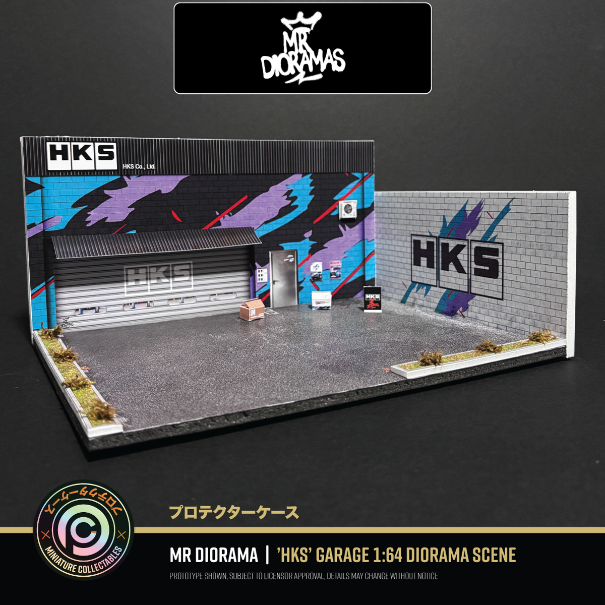 Mr Dioramas - 'HKS' Garage Diorama Scene