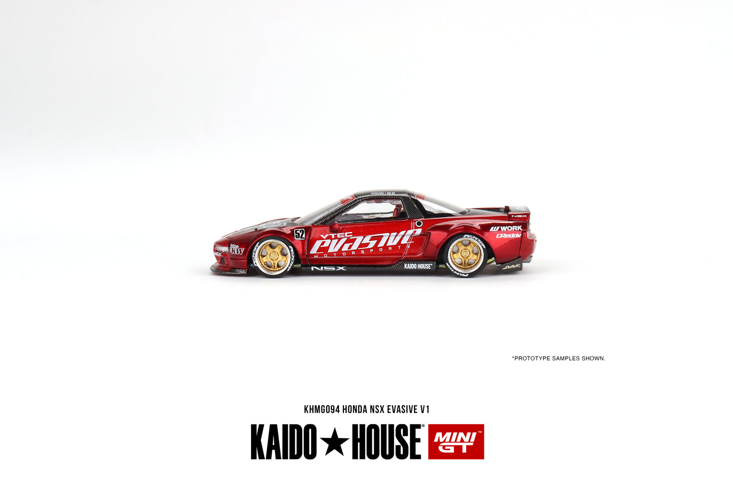 Honda NSX Evasive Motorsports - Candy Red/Carbon V1 #KHMG097