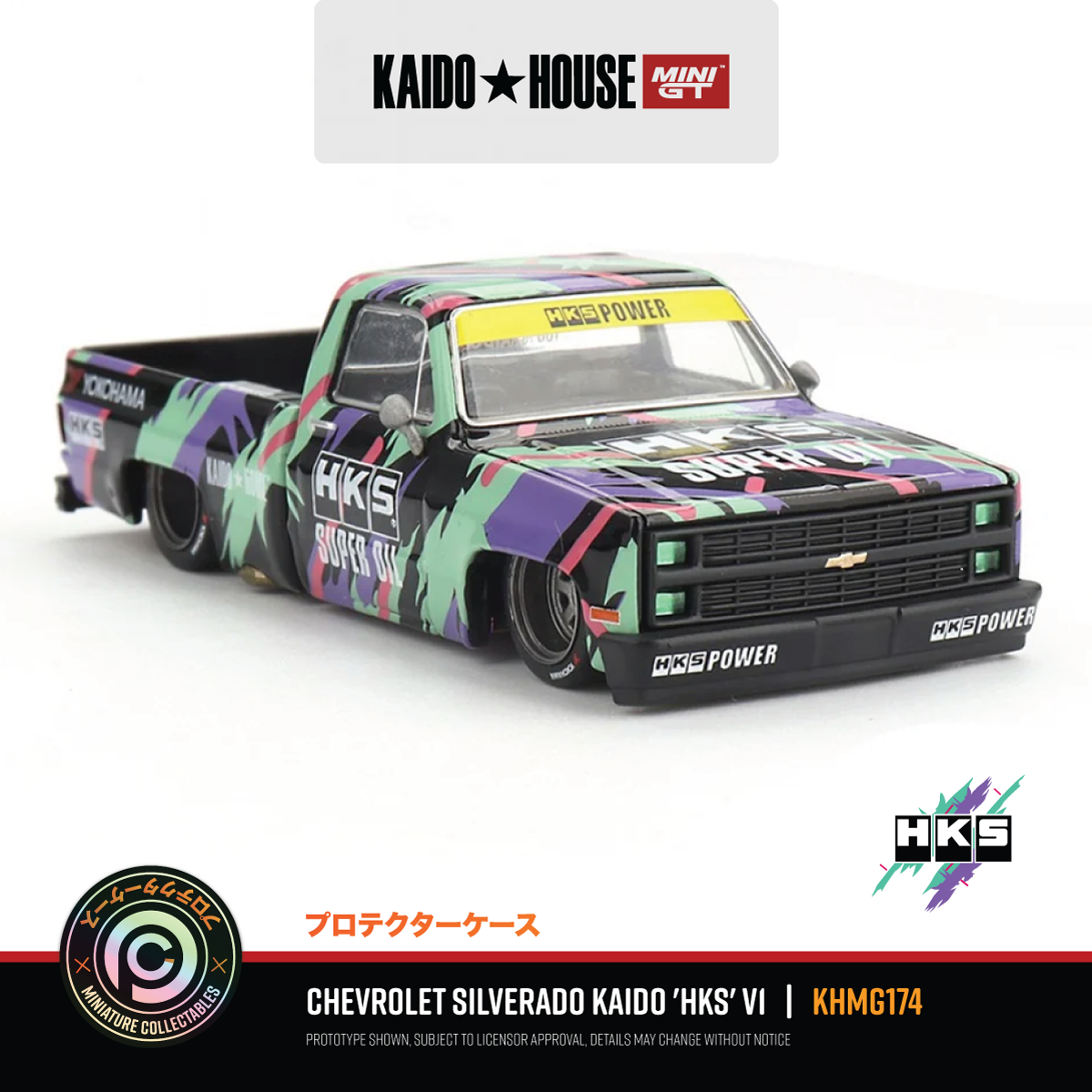Chevrolet Silverado KAIDO 'HKS' V1 - #KHMG174 – Miniature Collectables