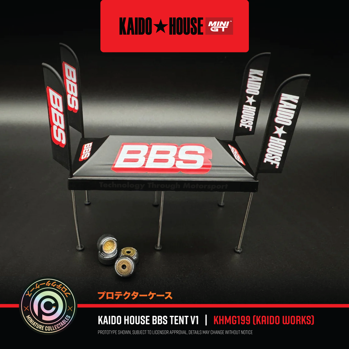 Kaido House / BBS Tent Set V1 #KHMG199 – Miniature Collectables