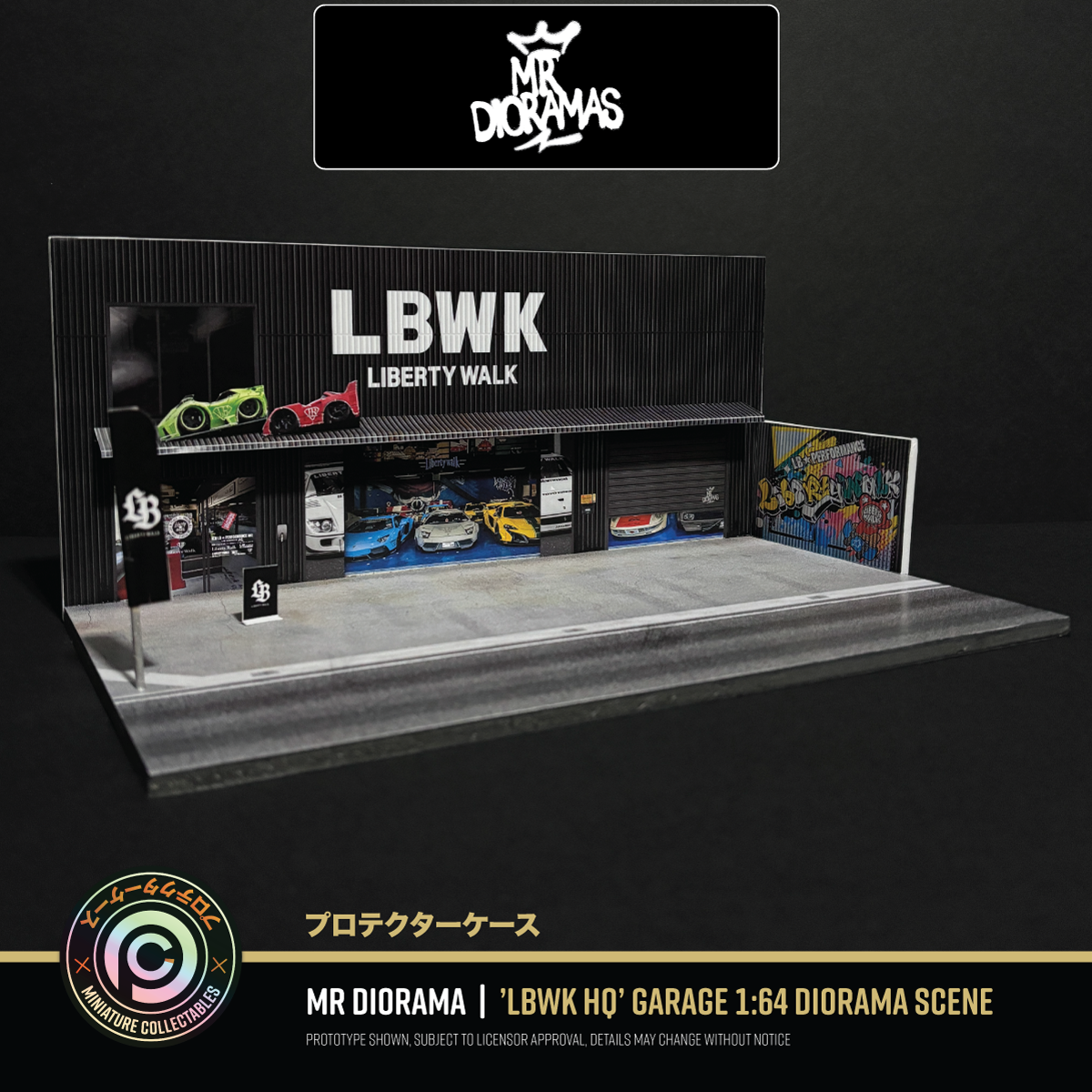 Mr Dioramas - 'LBWK HQ' Garage Diorama Scene