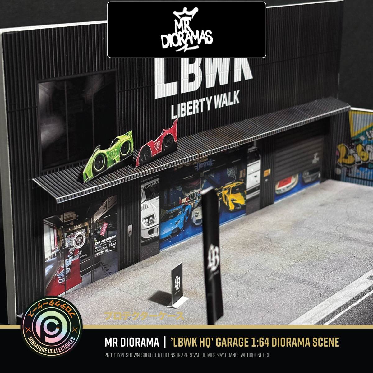 Mr Dioramas - 'LBWK HQ' Garage Diorama Scene