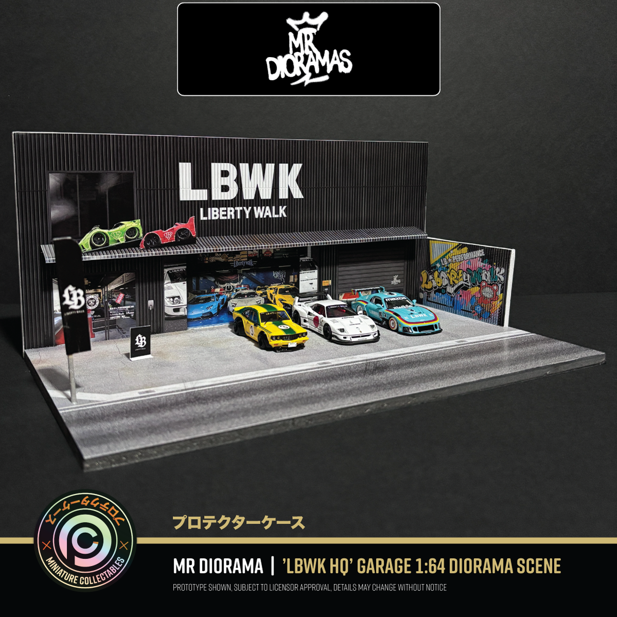 Mr Dioramas - 'LBWK HQ' Garage Diorama Scene