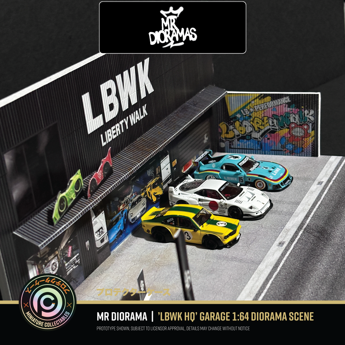 Mr Dioramas - 'LBWK HQ' Garage Diorama Scene