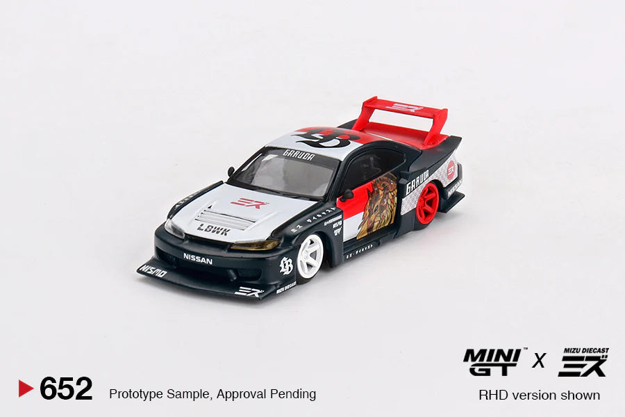LB-Super Silhouette Nissan Silvia Garuda - Mizu Diecast #652