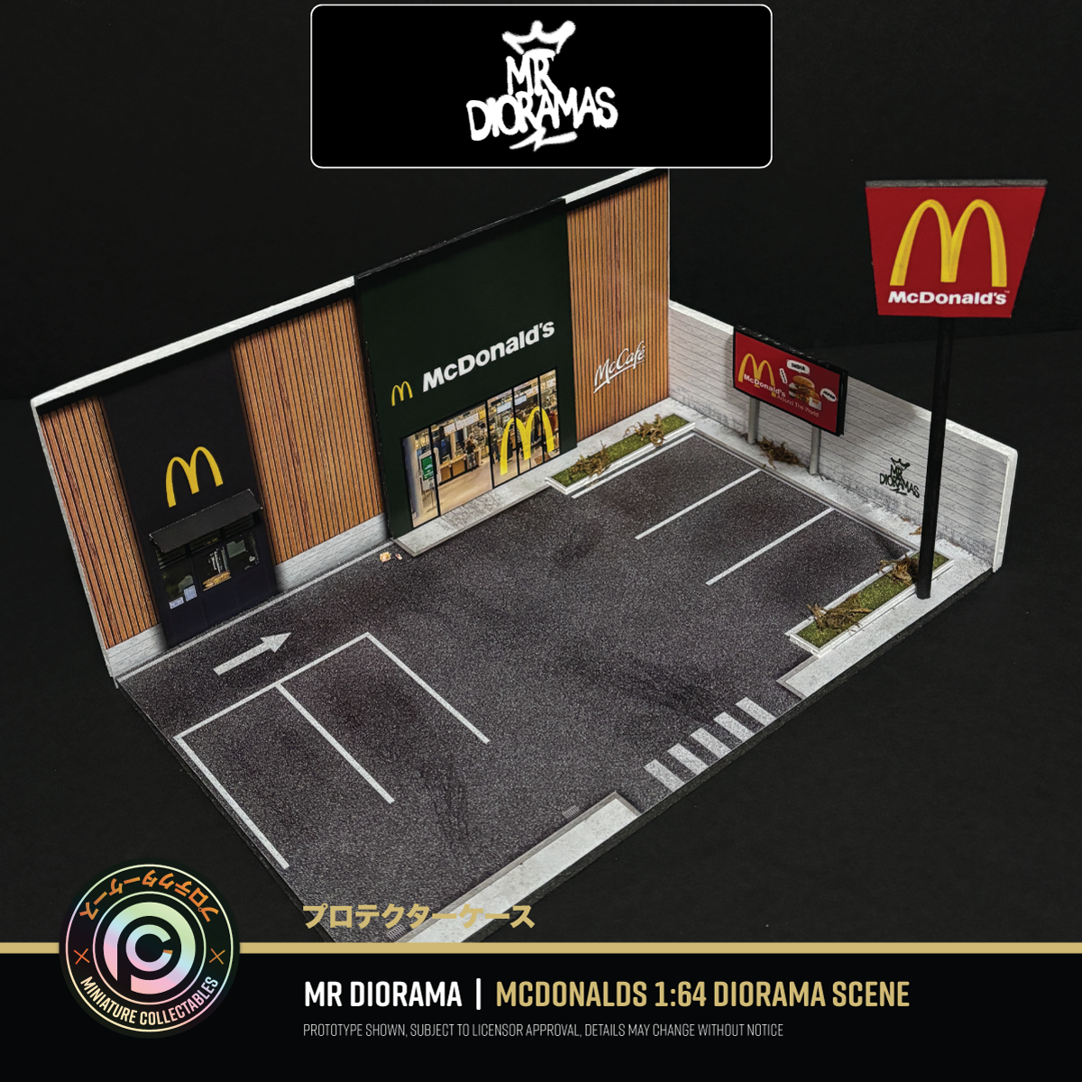 Mr Dioramas - McDonalds / McCafe Diorama Scene