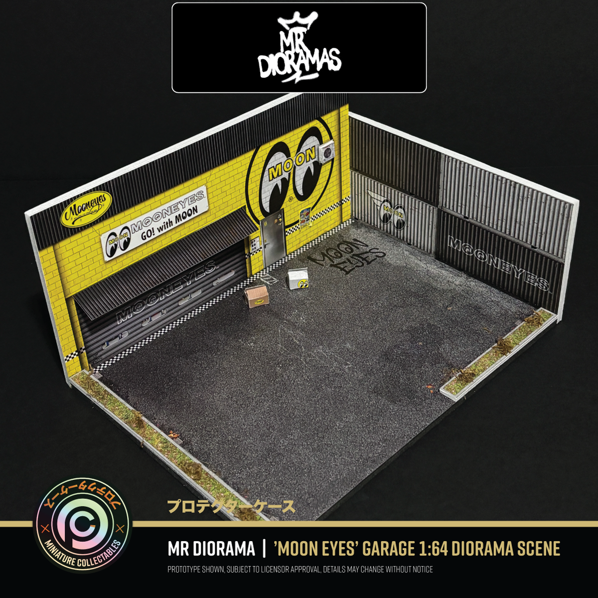 'Moon Eyes' Garage / Workshop 1:64 Diorama