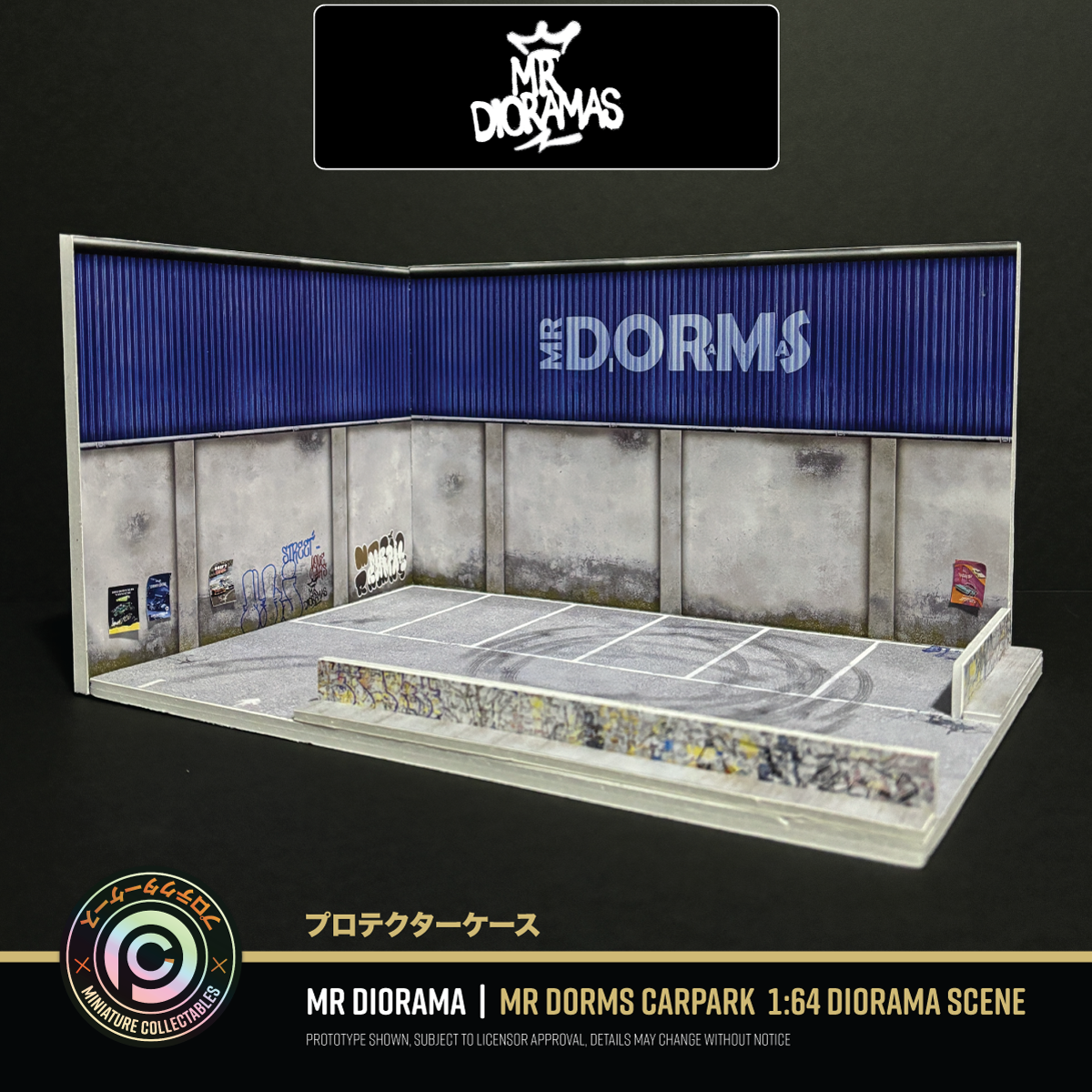 Mr Dioramas - Parking / Warehouse Scene