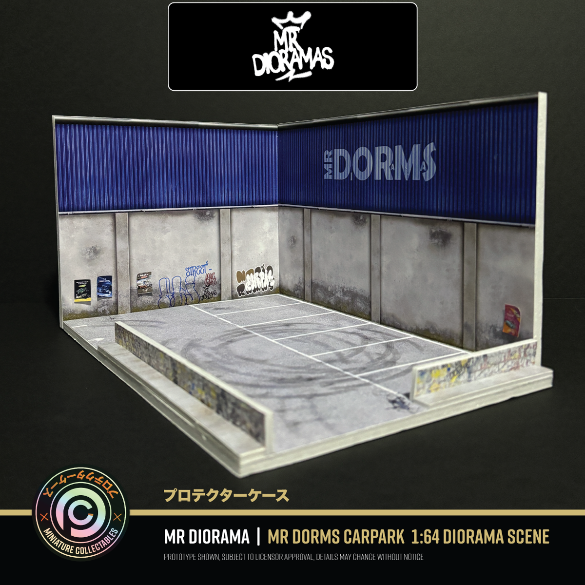 Mr Dioramas - Parking / Warehouse Scene