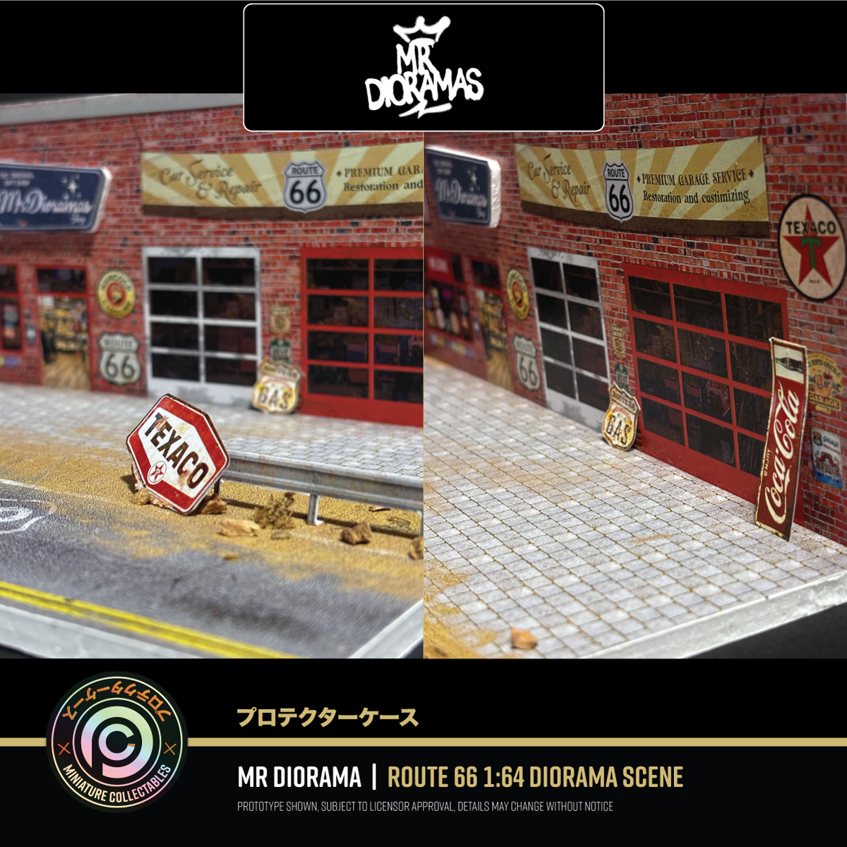 Mr Dioramas - Route 66 (highway stop) Diorama Scene