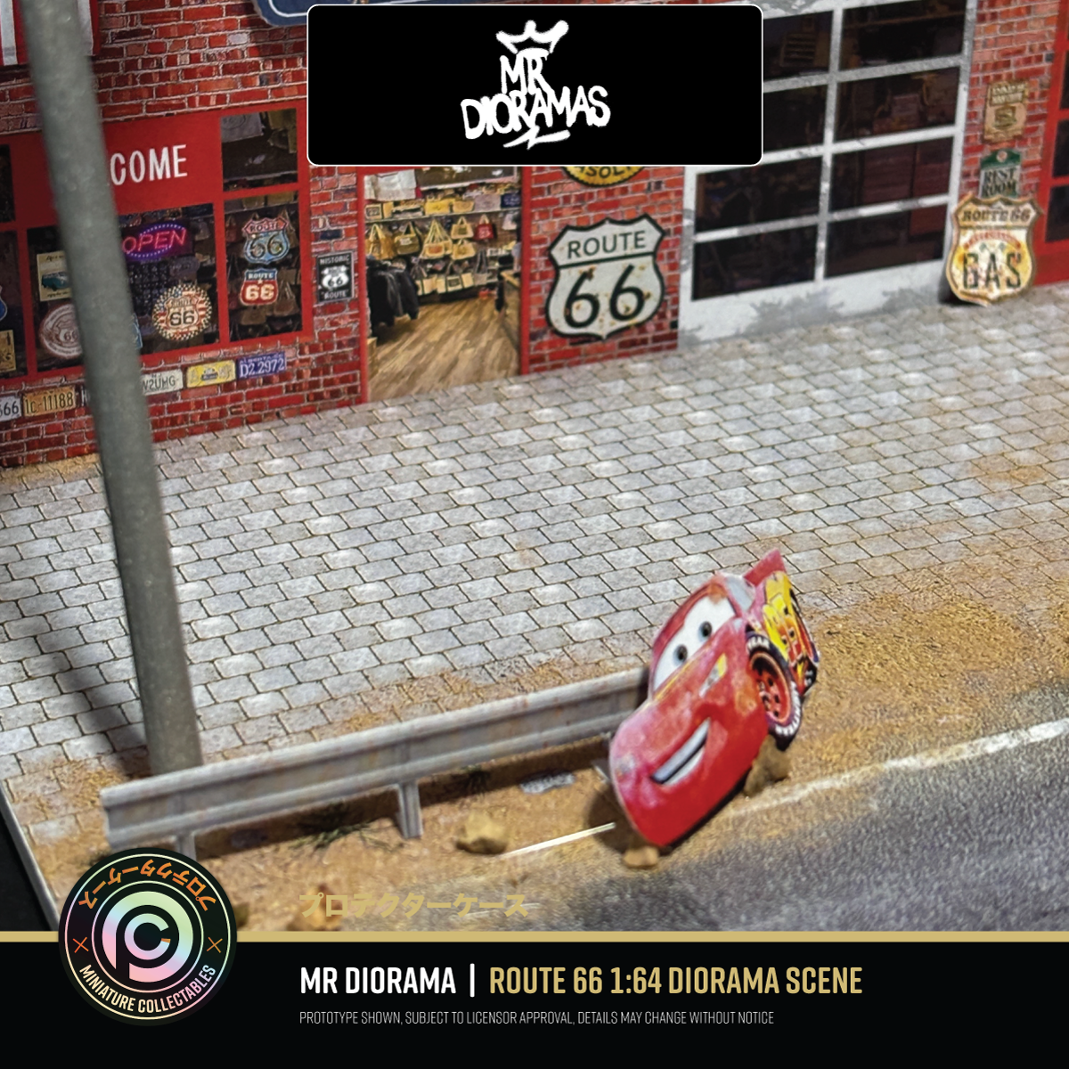 Mr Dioramas - Route 66 (highway stop) Diorama Scene