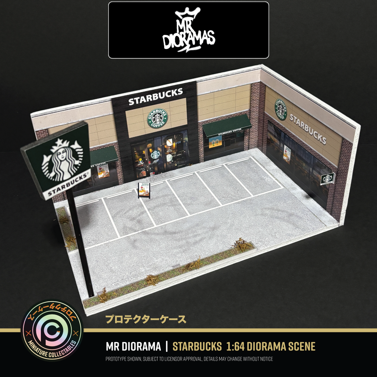 Mr Dioramas - Starbucks Diorama Scene