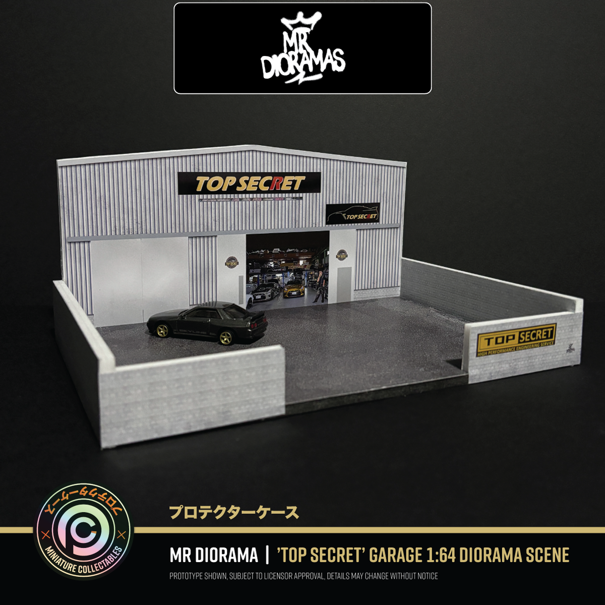 Mr Dioramas - 'Top Secret Japan' Garage Diorama Scene