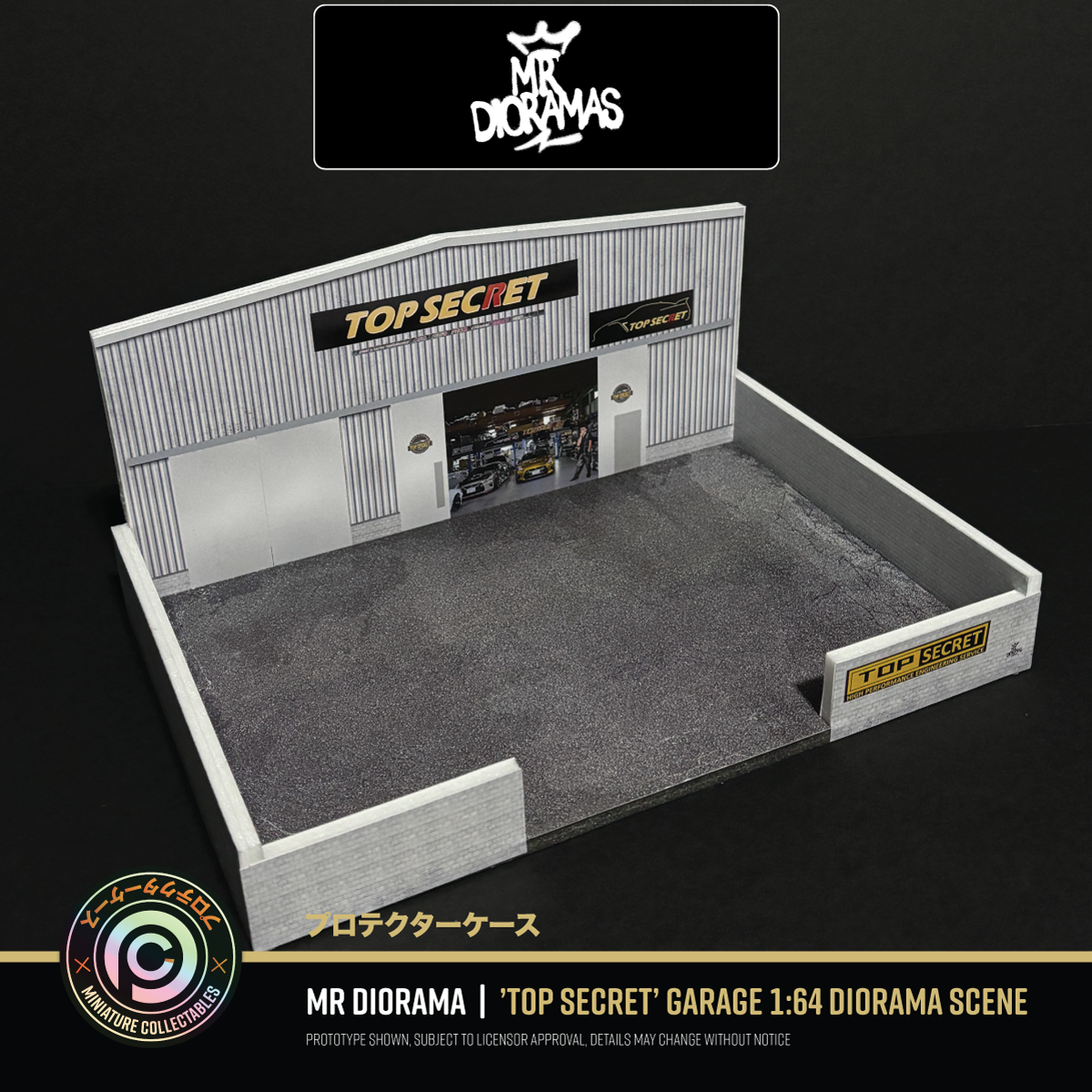 Mr Dioramas - 'Top Secret Japan' Garage Diorama Scene