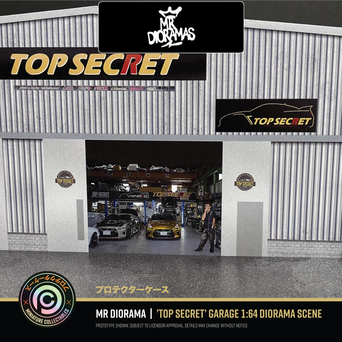 Mr Dioramas - 'Top Secret Japan' Garage Diorama Scene