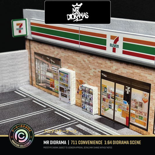 Mr Dioramas - 711 Convenience Store Diorama Scene