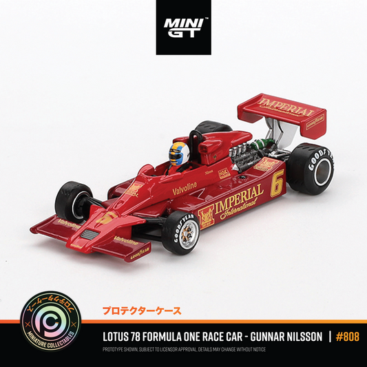 Lotus 78 Formula One Race Car - #3, Gunnar Nilsson #MGT0808