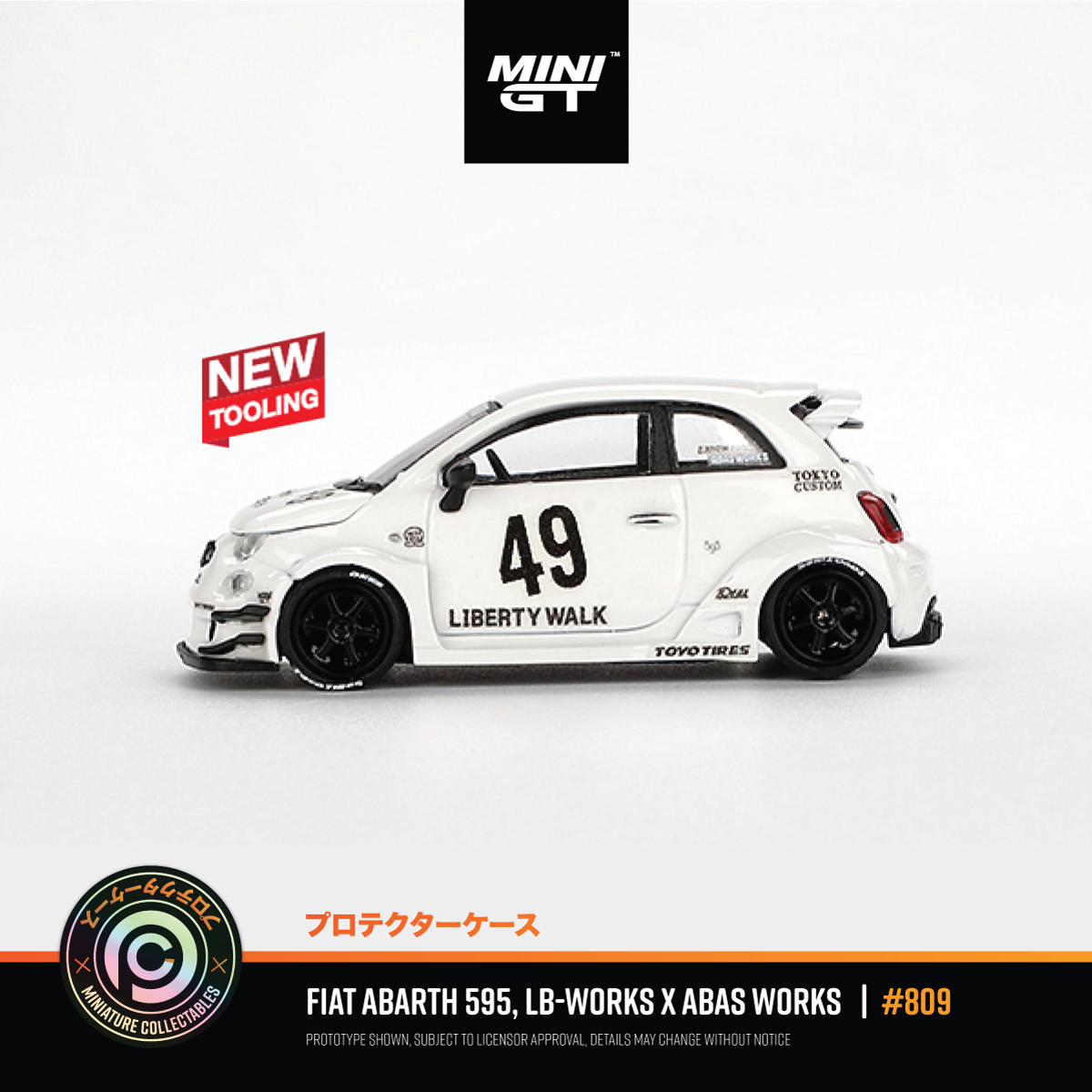 Fiat ABARTH 595 - LB-WORKS x Abas Works #809 – Miniature Collectables