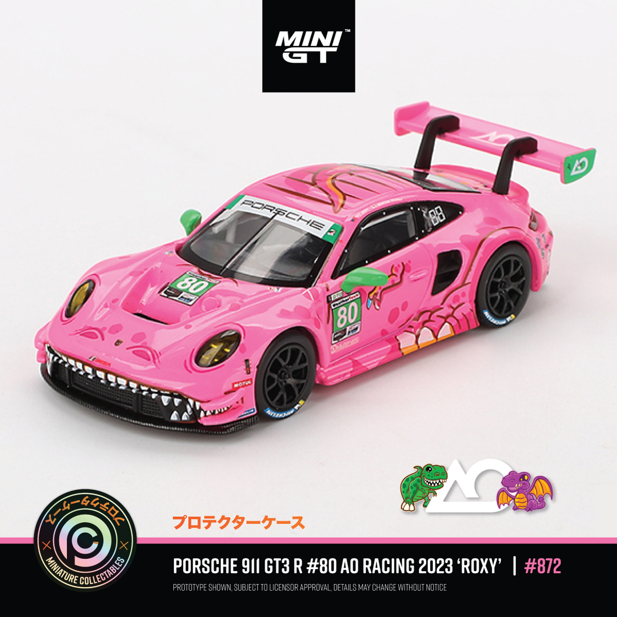 Ao Racing Gt3 R Roxy Porsche 911 GT3 R #80 AO Racing 2023 IMSA VIRginia Roxy #MGT00872 ...
