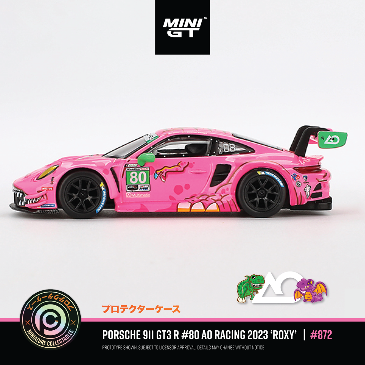 Porsche 911 GT3 R #80 AO Racing 2023 IMSA VIRginia Roxy #MGT0872