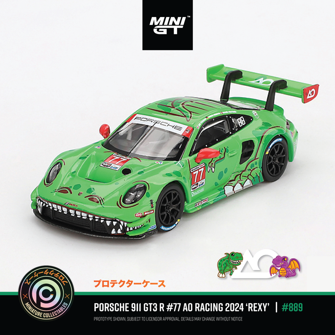 AO Racing Mini GT Collection - Porsche 911 GT3 R Roxy, Rexy, Rawr ...
