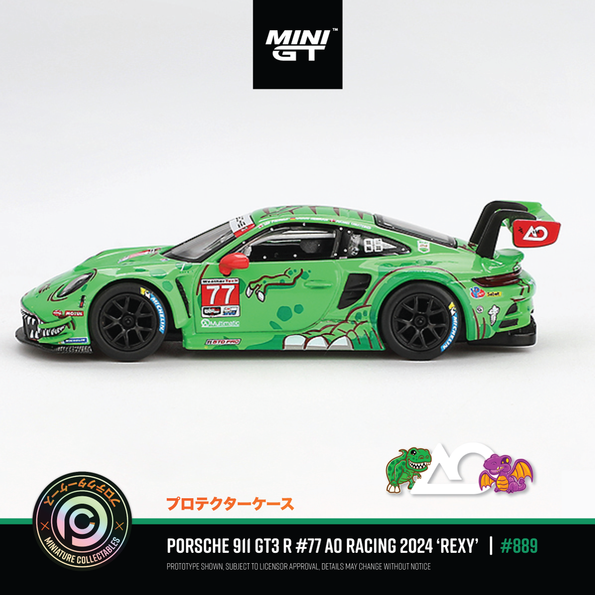 Porsche 911 GT3 R #77 AO Racing 2024 IMSA Daytona #MGT0889-L
