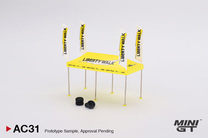 Paddock Service Tent Set - LB Racing #AC31