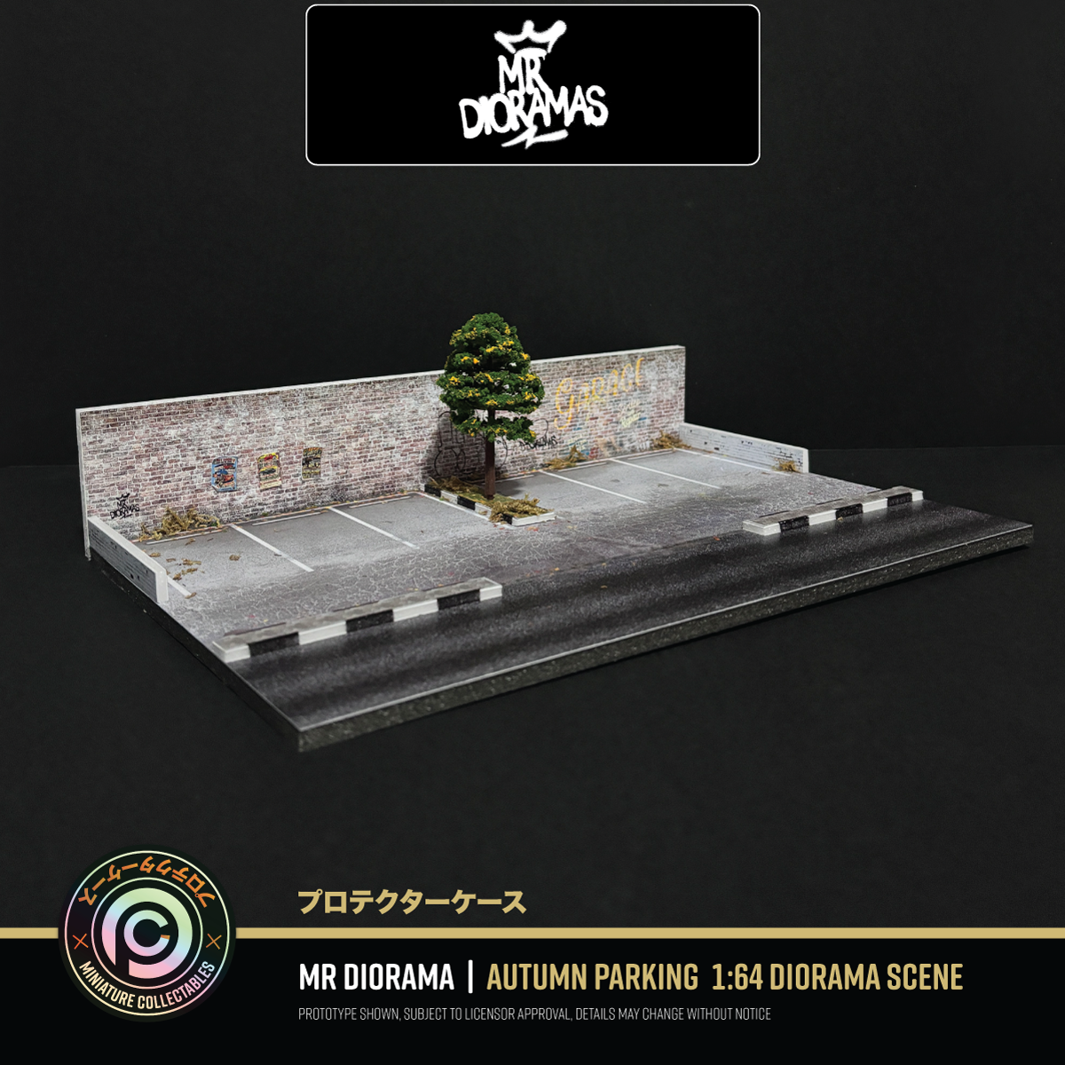 Mr Dioramas - Autumn Parking Diorama Scene