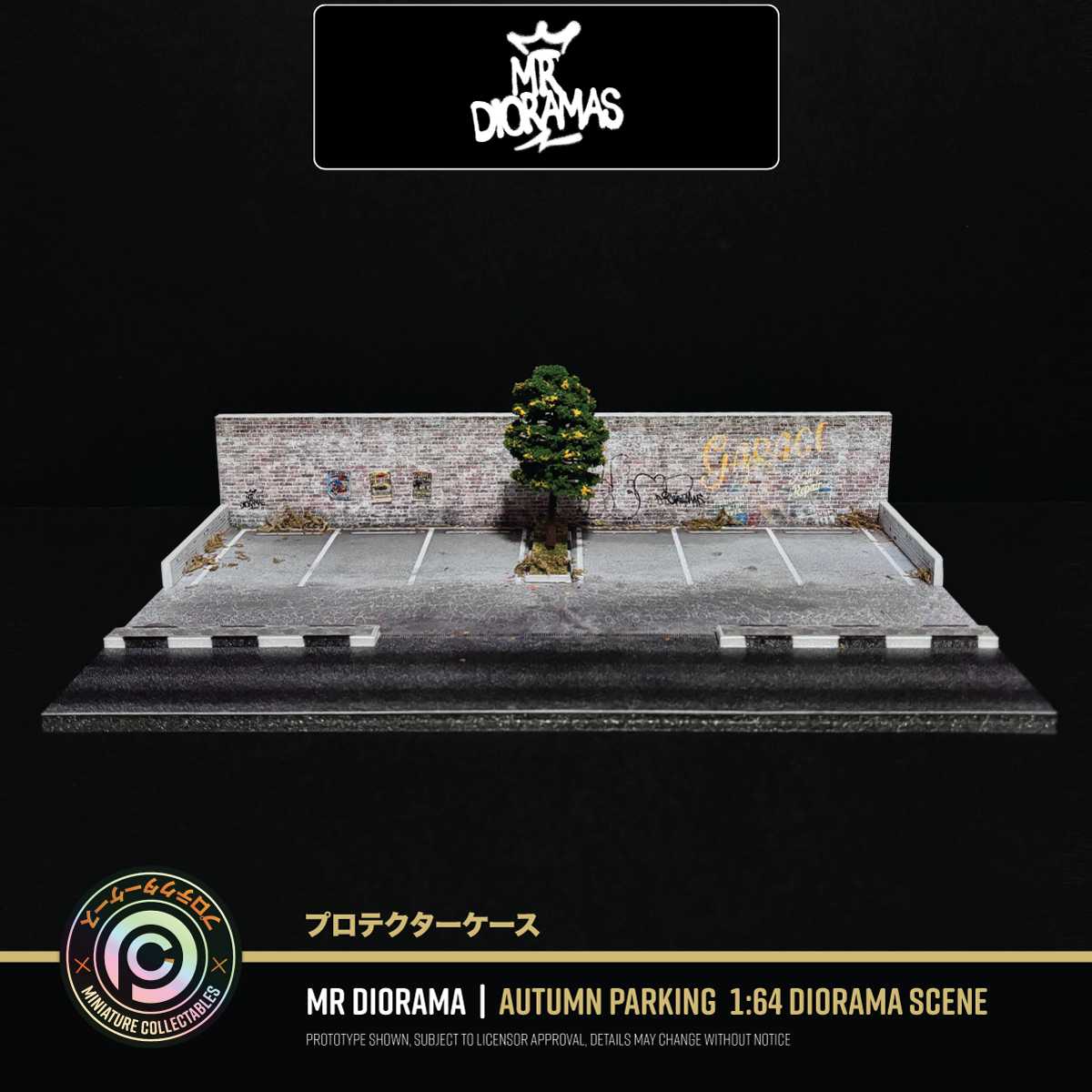 Mr Dioramas - Autumn Parking Diorama Scene