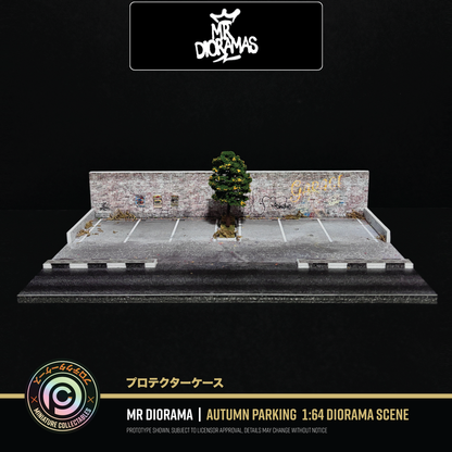 Mr Dioramas - Autumn Parking Diorama Scene