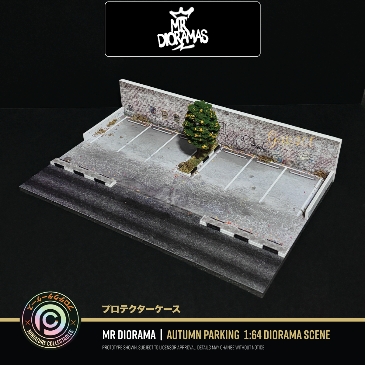 Mr Dioramas - Autumn Parking Diorama Scene