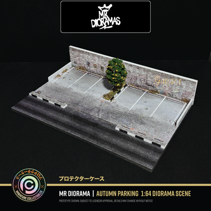 Mr Dioramas - Autumn Parking Diorama Scene
