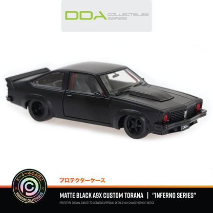 Matte Black A9X Custom Torana by DDA Collectibles - "Inferno Series"