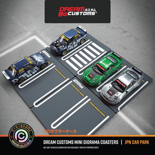 Dream Customs Mini Diorama Coaster Set JPN CarPark