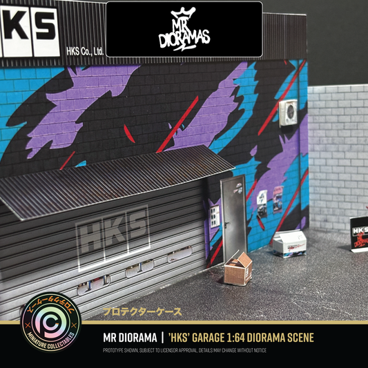 Mr Dioramas - 'HKS' Garage Diorama Scene
