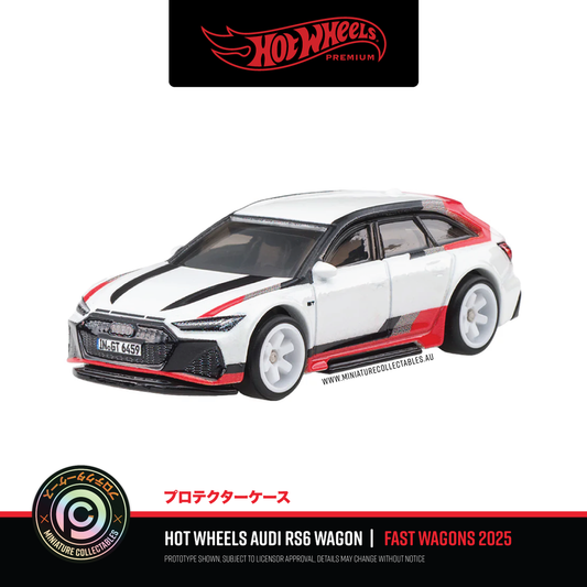 Hot Wheels Premium Audi RS6 Avant (Wagon) - Fast Wagons