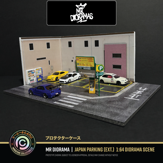 Mr Dioramas - Japan Parking / Street Corner Scene