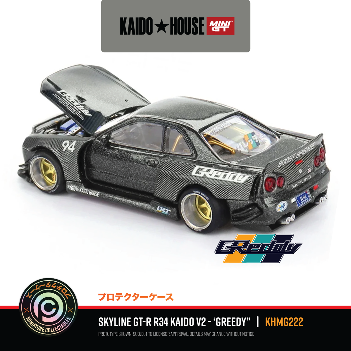 Nissan Skyline GT-R R34 Kaido Works GReedy V2 #KHMG222