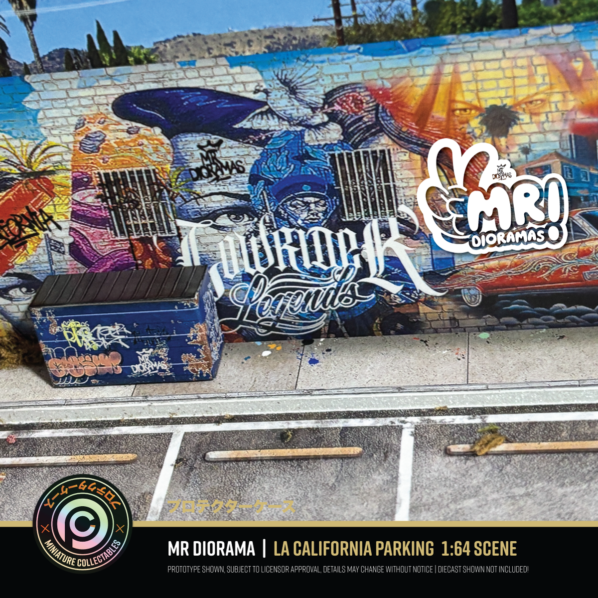 Mr Dioramas - LA California Parking Lot •NEW PREORDER•