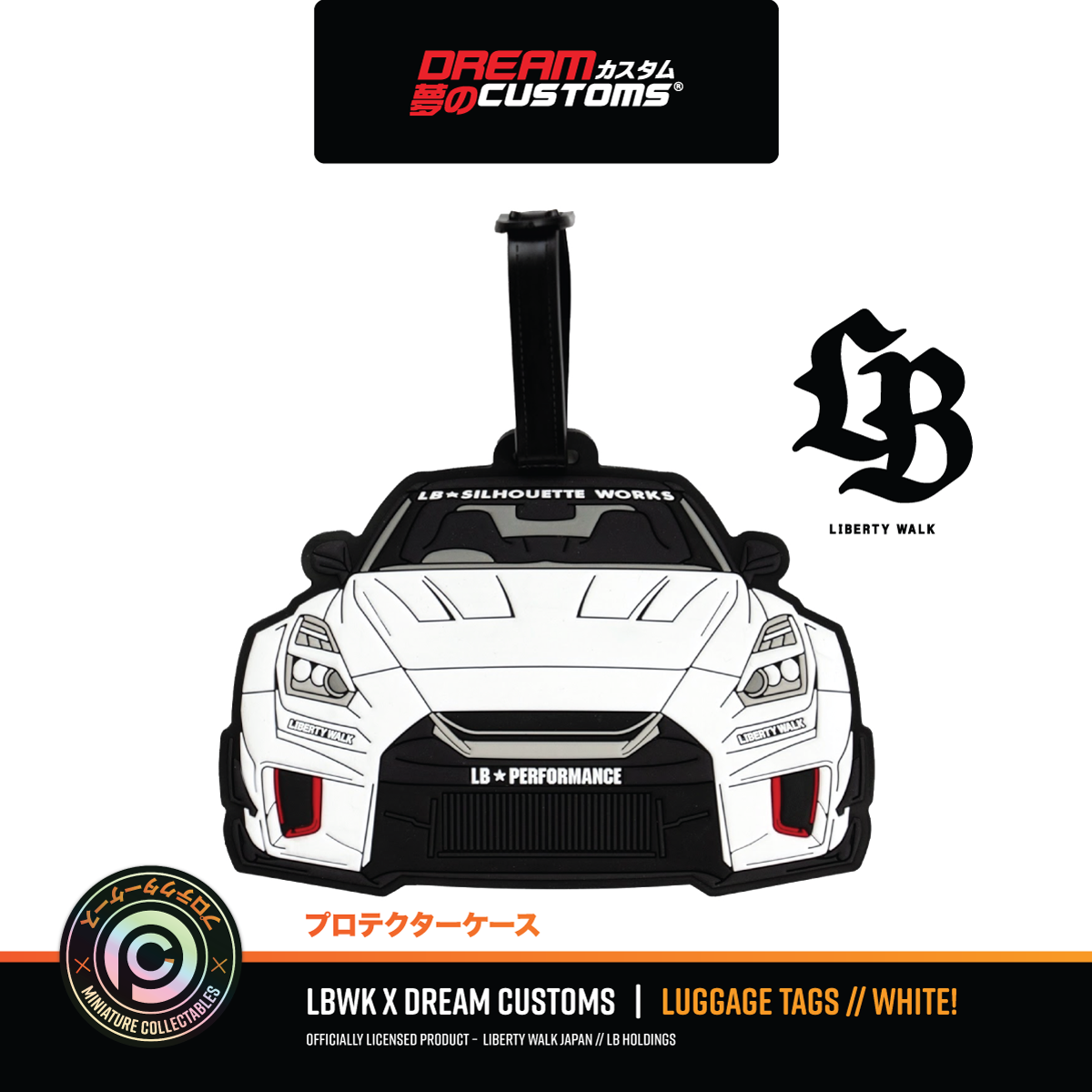 Liberty Walk (LBWK) x Dream Customs Luggage Tags