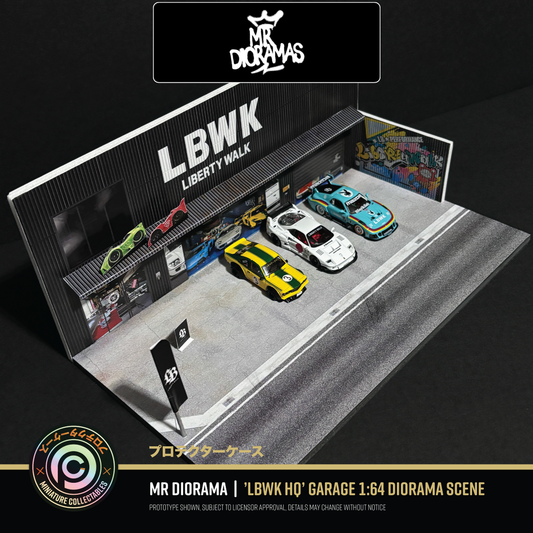 Mr Dioramas - 'LBWK HQ' Garage Diorama Scene