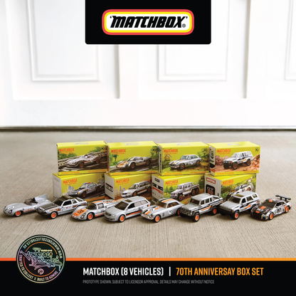 Matchbox 70th Anniversary Box - 8 Vehicle Set (Sealed)