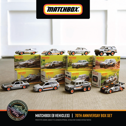 Matchbox 70th Anniversary Box - 8 Vehicle Set (Sealed)
