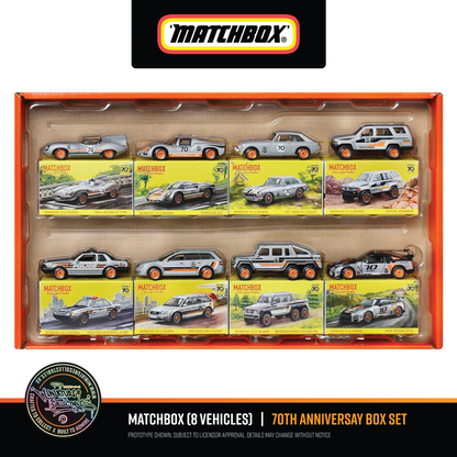 Matchbox 70th Anniversary Box - 8 Vehicle Set (Sealed)